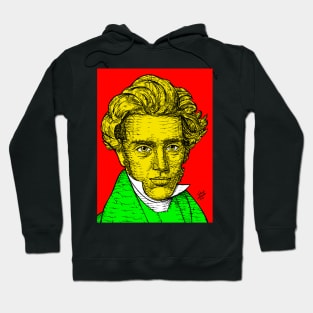 SOREN KIERKEGAARD portrait .1 Hoodie